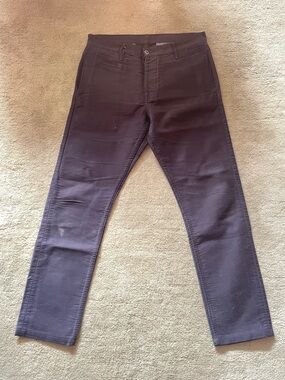 Left Field Men's Slim Straight black Pants